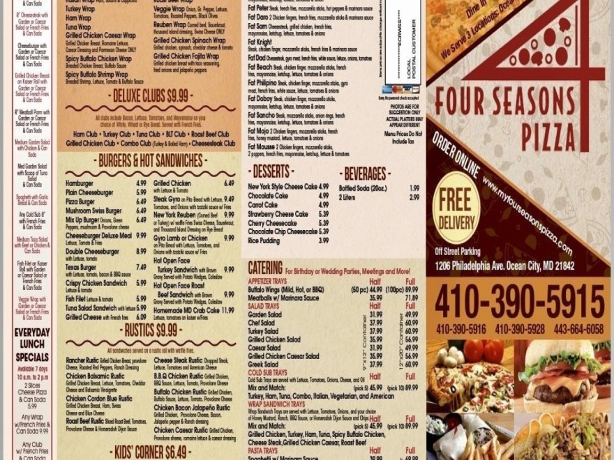 Four Seasons Pizza OC